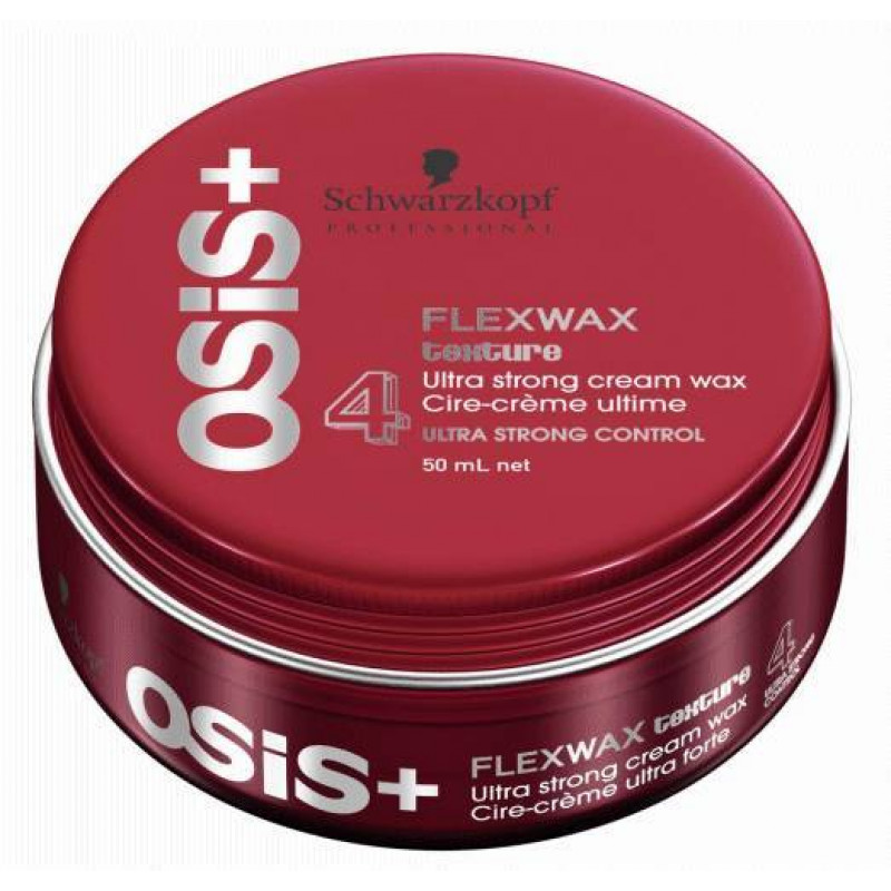 Крем-воск для волос ультра сильной фиксации-Schwarzkopf Osis+ FlexWax 50ml
